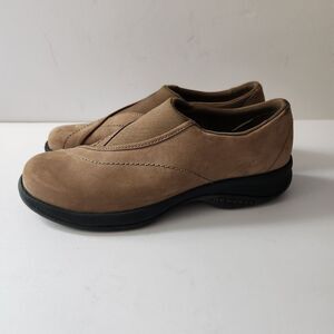 Merrell Women's Topo Curve STONE Leather Outdoor Activewear Loafer US Si…